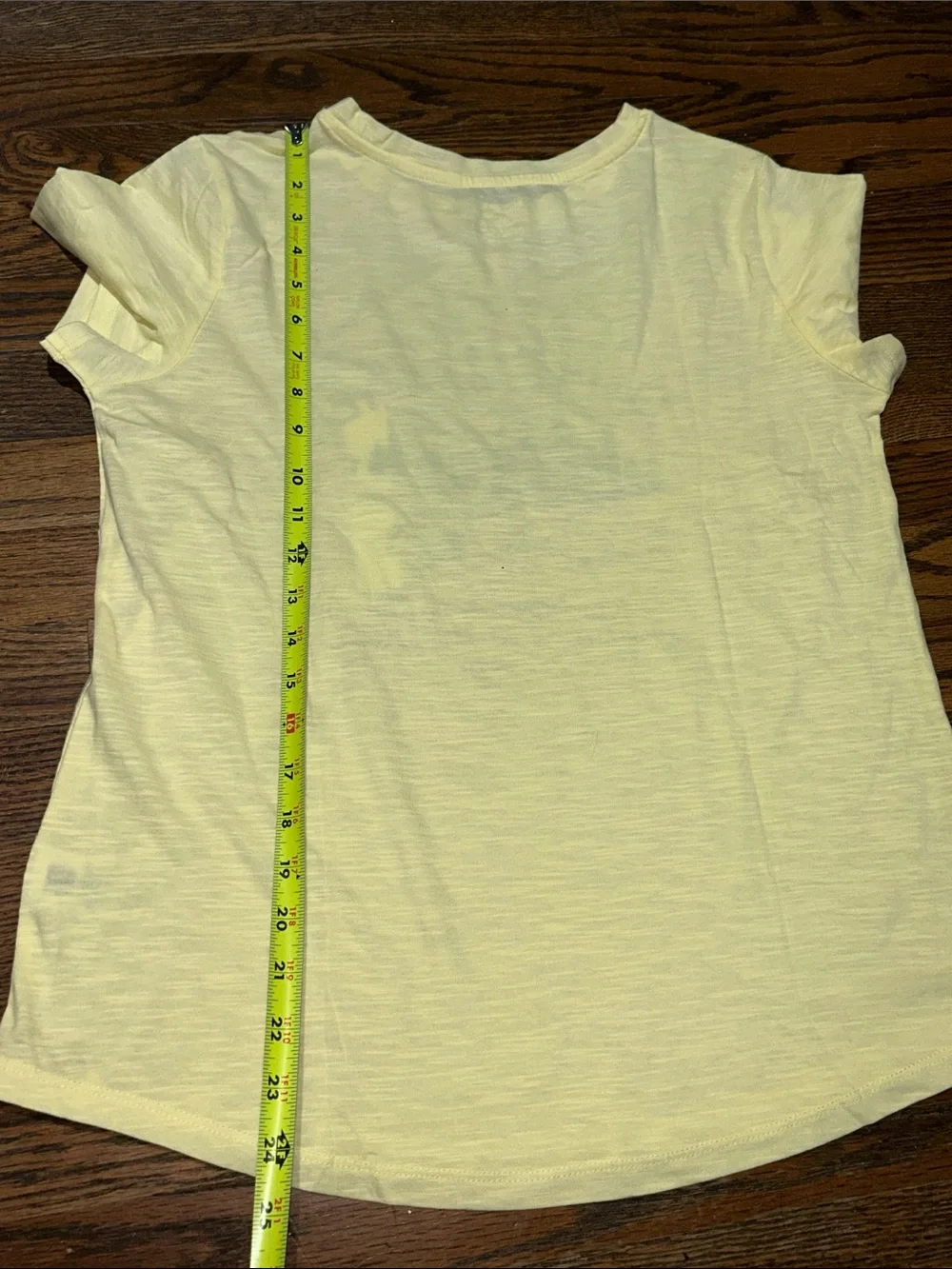 Sonoma Pine Lake Graphic Tee - Light Yellow with Teal Print